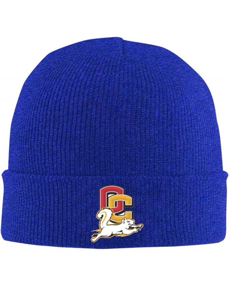 Oberlin College Logo Beanie Hat for Men and Women Winter Warm Hats Knit Slouchy Thick Skull Cap Blue $6.63 Skullies & Beanies