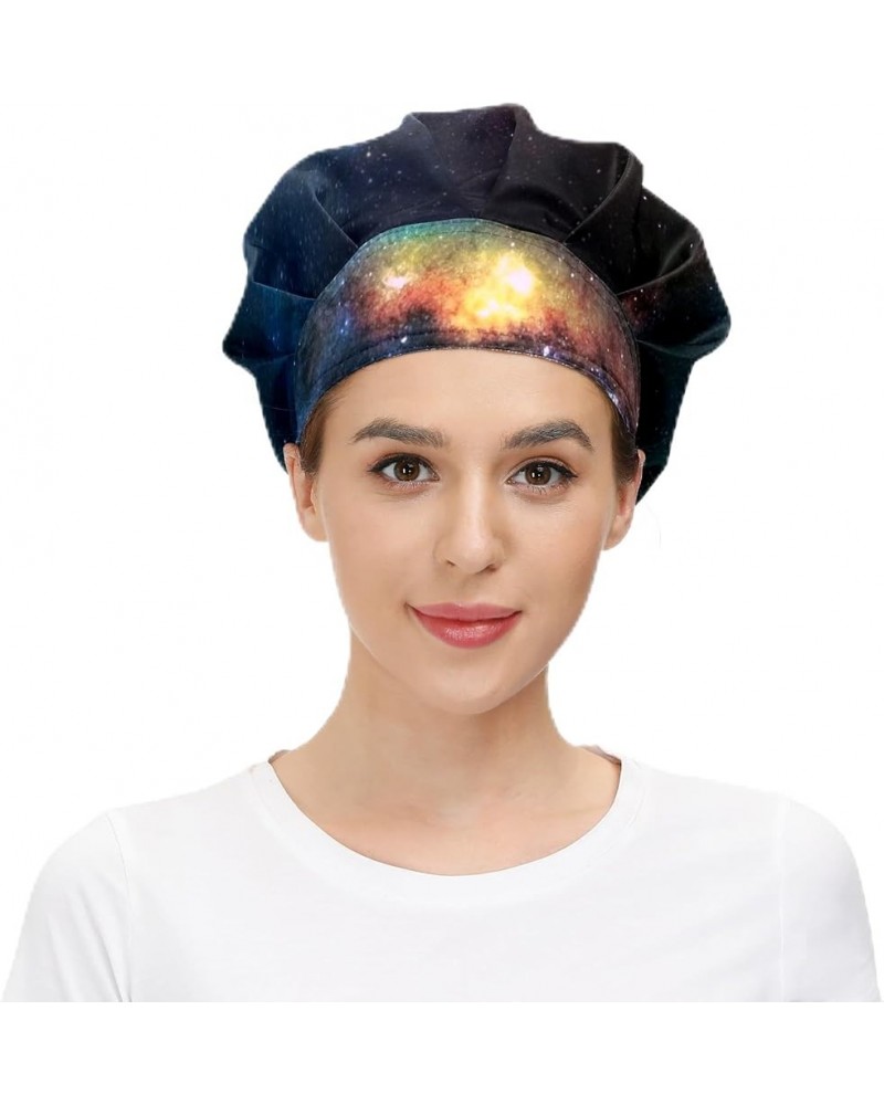 Working Cap with Sweatband Elastic Toggle Adjustable Bouffant Hats Printed Multi Color 96 Universe Galaxy (153) $10.99 Balacl...