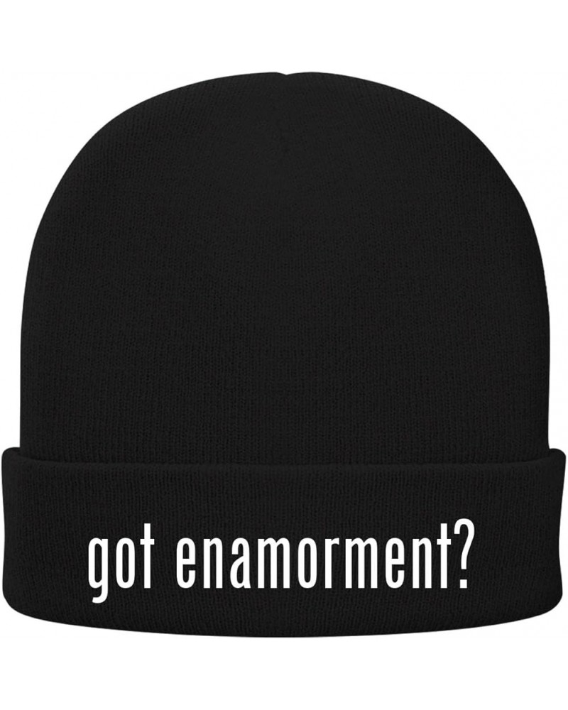 got Enamorment? - Soft Adult Beanie Cap Black $15.88 Skullies & Beanies