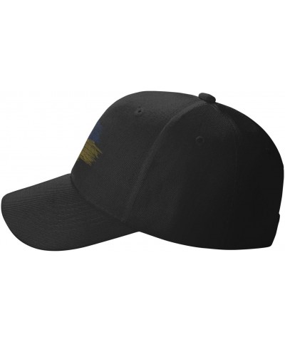 American USA Ukraine Half Flag Classic Duckbill Caps for Stylish Sun Protection Black $11.41 Baseball Caps