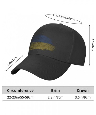 American USA Ukraine Half Flag Classic Duckbill Caps for Stylish Sun Protection Black $11.41 Baseball Caps