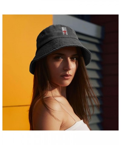 Nurse Profession American Flag Bucket Hats Summer Fisherman Cap Demin Hat for Women Men Black $18.42 Bucket Hats