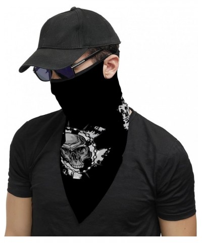 Skull Chain Unisex Face Mask Breathable Neck Gaiter Face Covers Ear Hanging Seamless Bandanas Scarf, xdgfd5645 $15.33 Scarves