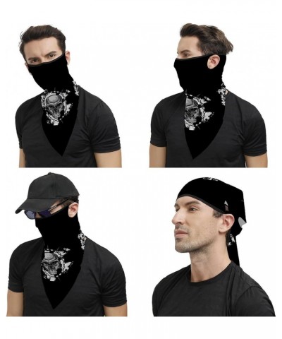 Skull Chain Unisex Face Mask Breathable Neck Gaiter Face Covers Ear Hanging Seamless Bandanas Scarf, xdgfd5645 $15.33 Scarves