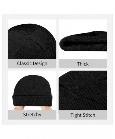 Unisex Winter Beanie Knitted Headgear for Men and Women - Essential Versatile Cold Season Accessory Rainbow-Colored Love Hear...