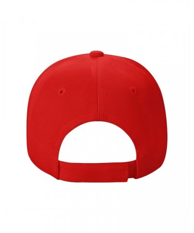 Childhood Cancer Awareness Baseball Cap Casual Men Womans Cowboy Hats Washable Adjusting Trucker Hat Red $13.95 Baseball Caps