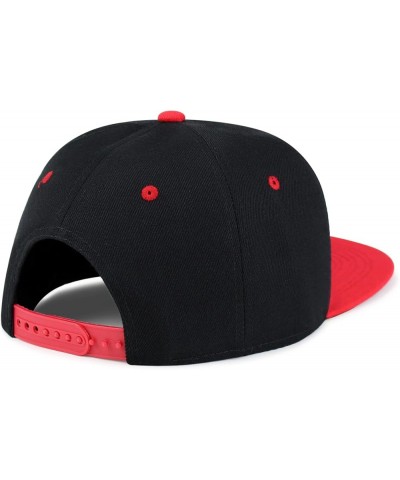 Joint Hip-Hop Snapback Hat Embroidered Baseball Cap Marijuana 22. Black/Red $11.99 Baseball Caps