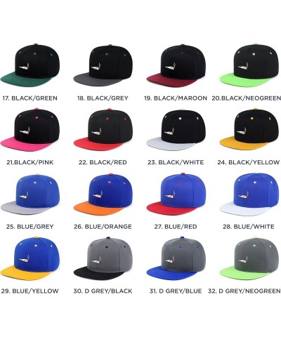 Joint Hip-Hop Snapback Hat Embroidered Baseball Cap Marijuana 22. Black/Red $11.99 Baseball Caps