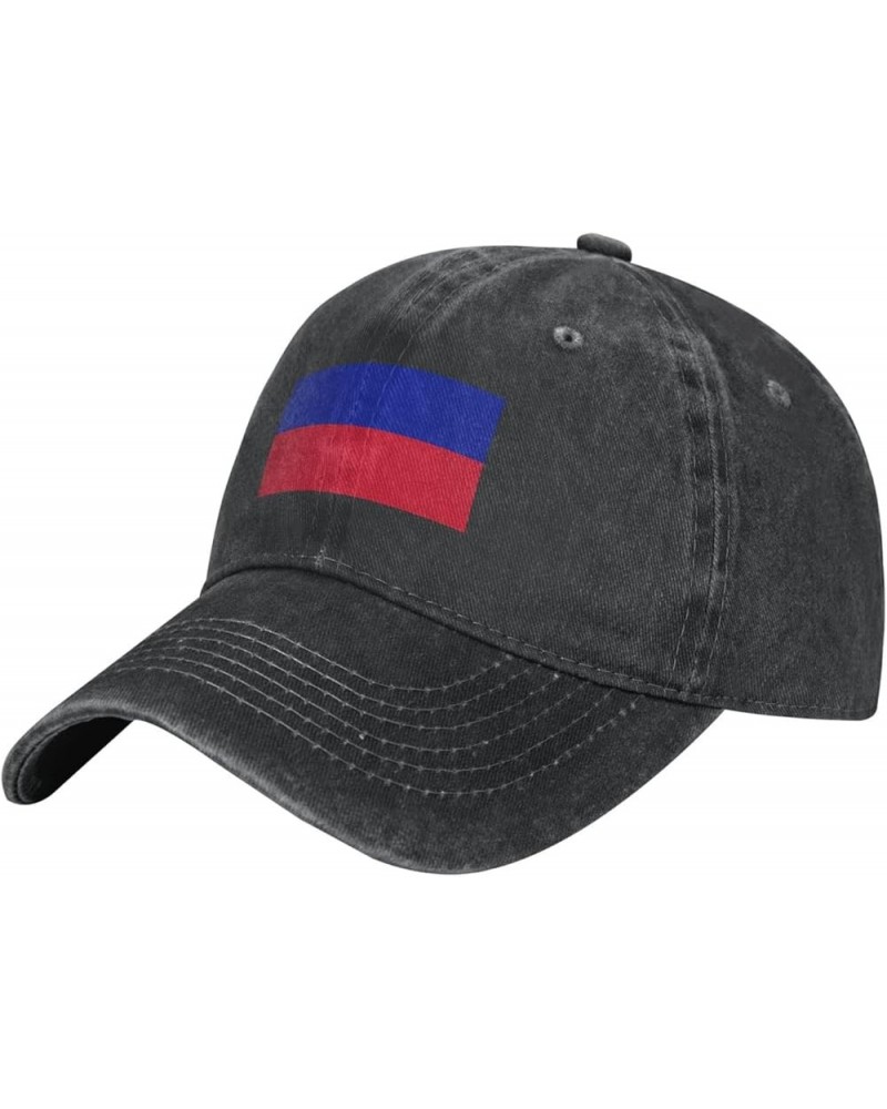 Flag of Haiti (Civil) Baseball Cap for Men Women Hats Adjustable Vintage Cowboy Hat Sun Hat Black $12.32 Cowboy Hats