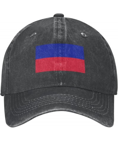 Flag of Haiti (Civil) Baseball Cap for Men Women Hats Adjustable Vintage Cowboy Hat Sun Hat Black $12.32 Cowboy Hats