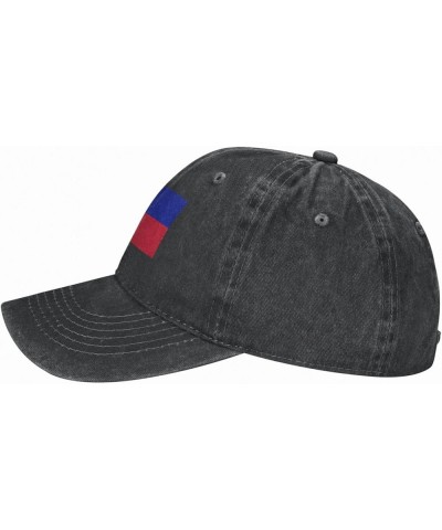 Flag of Haiti (Civil) Baseball Cap for Men Women Hats Adjustable Vintage Cowboy Hat Sun Hat Black $12.32 Cowboy Hats