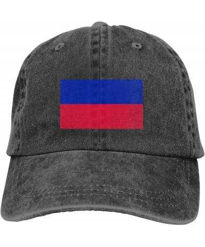 Flag of Haiti (Civil) Baseball Cap for Men Women Hats Adjustable Vintage Cowboy Hat Sun Hat Black $12.32 Cowboy Hats