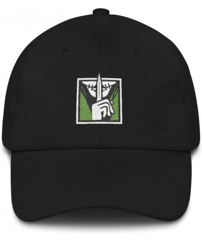 Caveira Operator Hat (Embroidered Dad Cap) Tom Clancy's Rainbow Six Siege Black $18.58 Baseball Caps