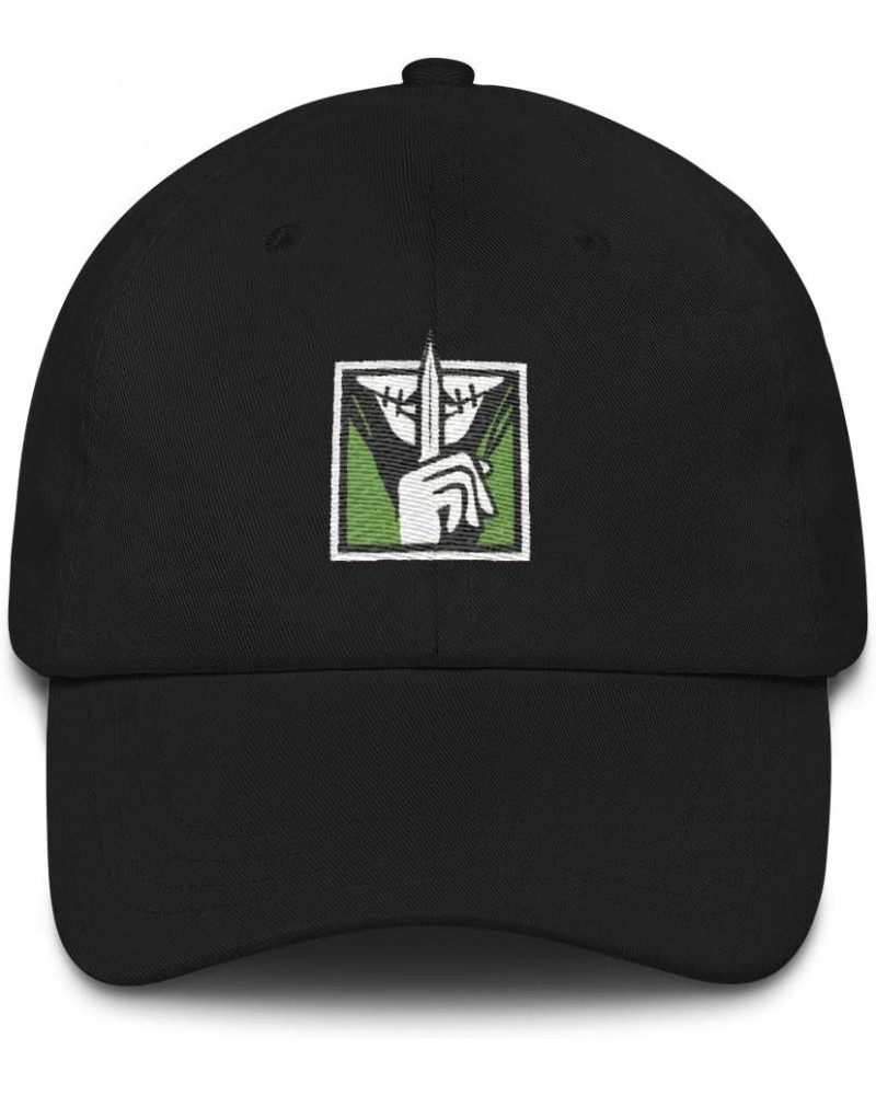 Caveira Operator Hat (Embroidered Dad Cap) Tom Clancy's Rainbow Six Siege Black $18.58 Baseball Caps