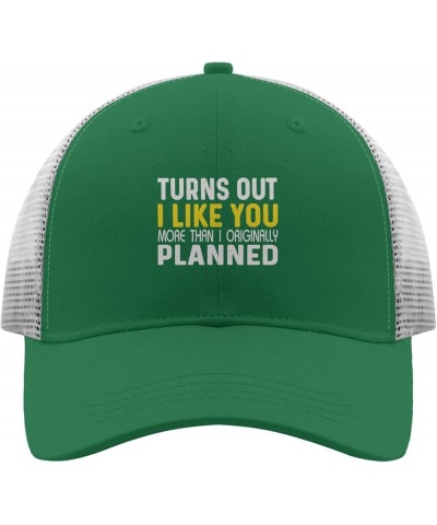 turnss Out i Like You More thans i Originally plannedd Golf hat Funny Golf hat Apricot Womens Baseball caps Gifts for Green $...