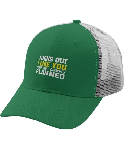 turnss Out i Like You More thans i Originally plannedd Golf hat Funny Golf hat Apricot Womens Baseball caps Gifts for Green $...