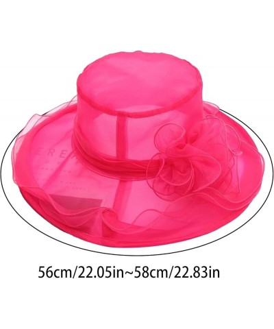 Women's Church Fascinator Bridal Tea Party Wedding Hat Marching Band Hats for Women A-rd1 $8.78 Rain Hats