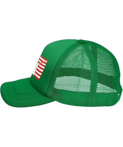 Dad Hat/Cap Mesh Baseball Cap Adjustable Trucker Hat Unisex Green $11.27 Baseball Caps