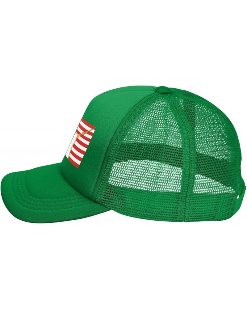 Dad Hat/Cap Mesh Baseball Cap Adjustable Trucker Hat Unisex Green $11.27 Baseball Caps