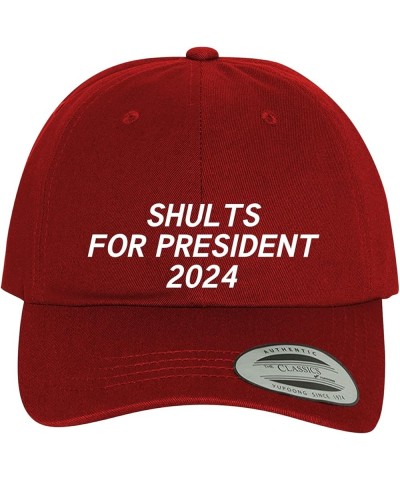 Shults for President 2024 - Comfortable Dad Hat Baseball Cap Red $16.95 Baseball Caps