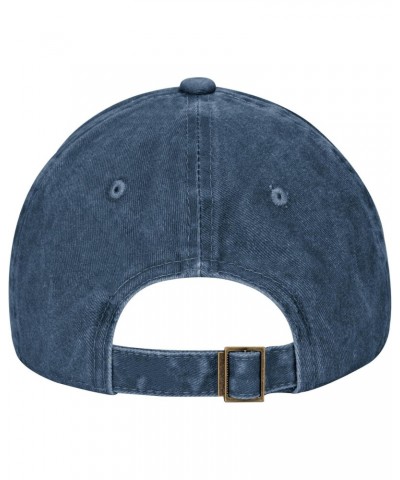 Cowboy Hat Trendy Hats for Man and Women Djustable Four Season Outdoor Baseball Cap Vintage Skull with Flower Navy Blue $9.02...