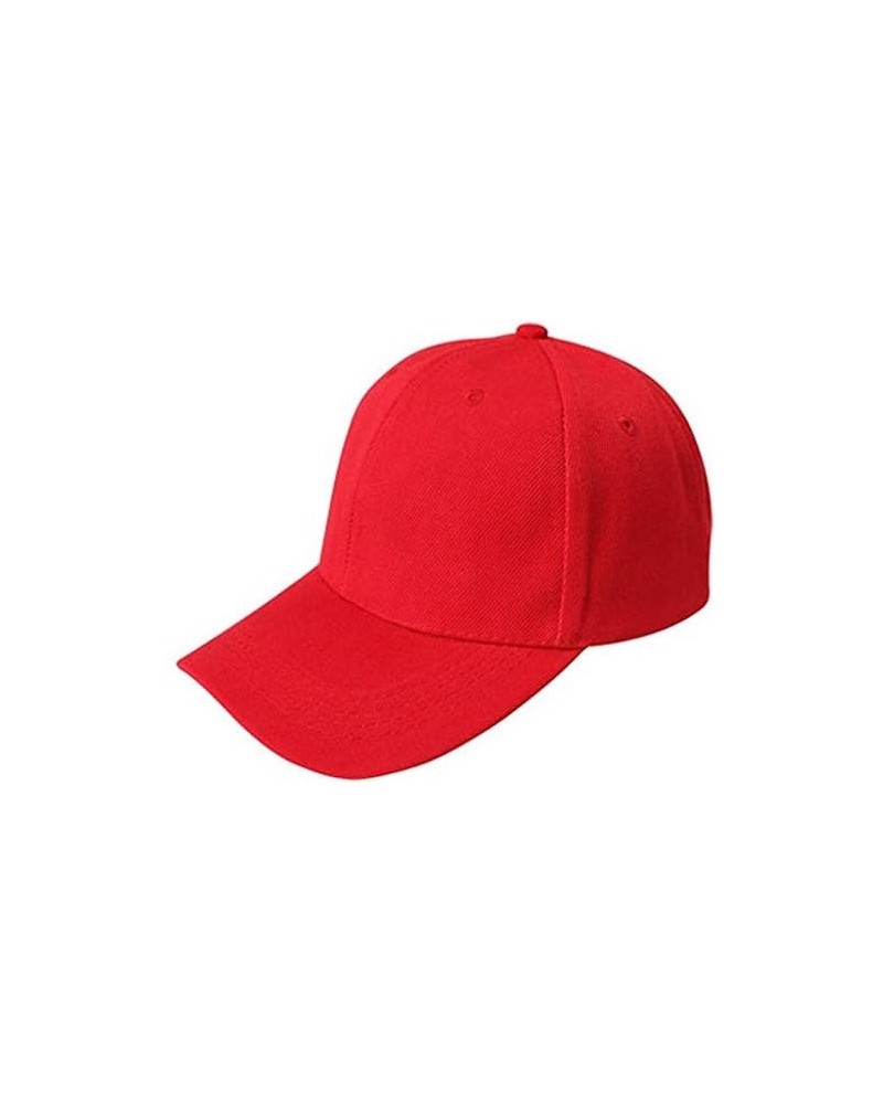 Baseball Cap for Men Women Adjustable Cotton Cap Low Profile Dad Hat Unisex Plain Solid Hat Unconstructed Gifts Easter Red $5...