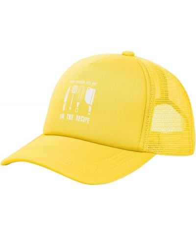 Your Opinion Wasn't in The Recipe Hat Trendy Mesh Baseball Cap Dad Hats Golf Sunhat for Men Women Black Yellow $11.52 Basebal...