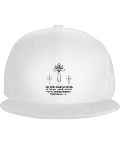 Armor of God Gift for Christians Religious Baseball Hats for Men Adjustable Dad Hat Gift for Men/Women,White $10.99 Cowboy Hats