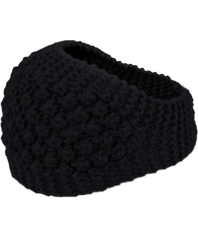 Women's Winter Wide Knit Headband Wide: Black $9.65 Headbands