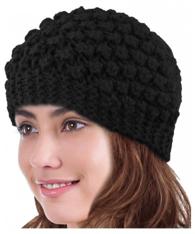 Women's Winter Wide Knit Headband Wide: Black $9.65 Headbands