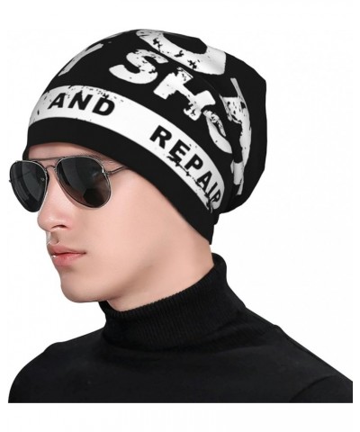 Keith Scott Body Shop Beanie Warm Knit Hat Soft Skull Cap for Men Women Black $10.96 Skullies & Beanies