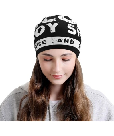 Keith Scott Body Shop Beanie Warm Knit Hat Soft Skull Cap for Men Women Black $10.96 Skullies & Beanies