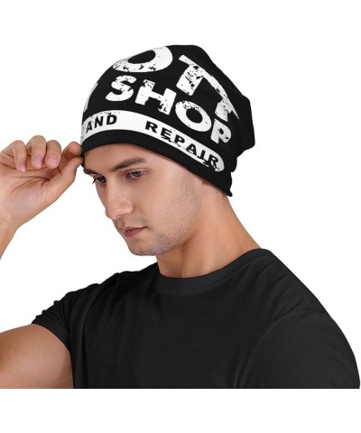 Keith Scott Body Shop Beanie Warm Knit Hat Soft Skull Cap for Men Women Black $10.96 Skullies & Beanies