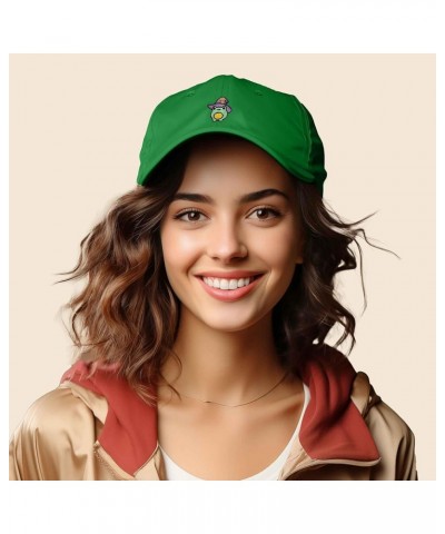 Sorcerer Frog Embroidered Cap Cotton Baseball Cute Cool Dad Hat Womens Kelly Green $13.20 Baseball Caps