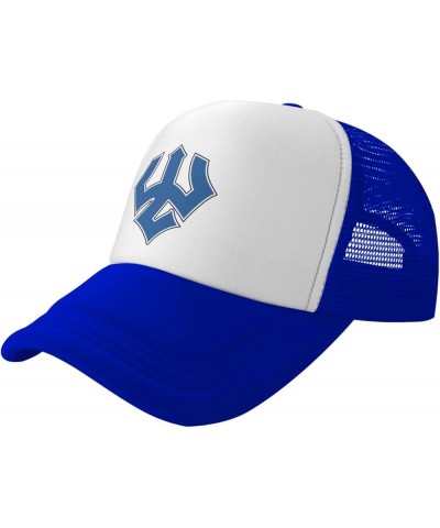 Washington and Lee University Trucker Hats for Both Men and Women - Mesh Baseball Snapback Hats Blue $23.96 Baseball Caps