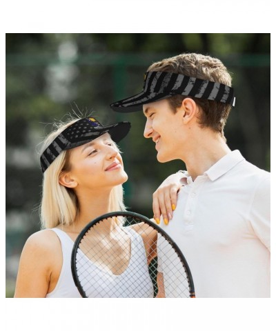 Bosnia Flag Skull Visor Cap Sports Empty Top Hats Adjustable Sun Tennis Caps for Men Women69 Black $13.24 Visors