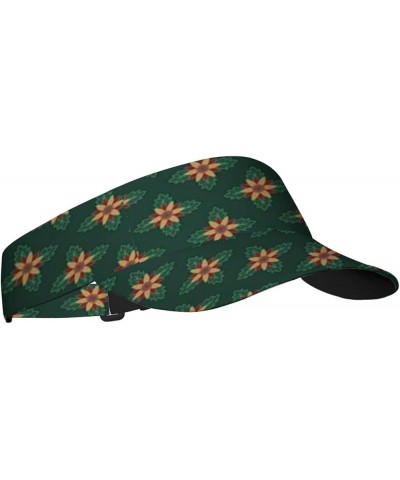 2024 Women's Sport Visor Sun Protection,Outdoor Activity Hat Dark Green_30 $32.44 Visors