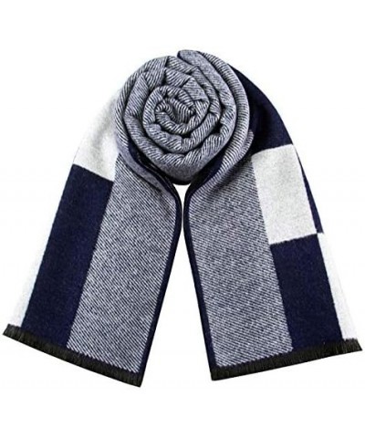 Autumn and winter warm plaid men's scarf cashmere wool soft striped long scarf Styles-3 $10.51 Scarves