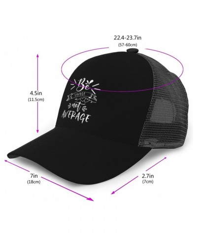 Be Savage Not Average Baseball Cap for Men Women Breathable Mesh Back Baseball Caps Casual Outdoor Hat Adjustable Trucker Hat...