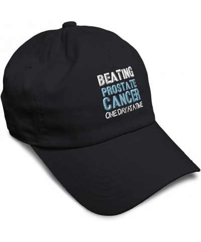 Soft Baseball Cap Beating Prostate Cancer 1 Day at A Time Cotton Dad Hats for Men & Women Black $15.95 Baseball Caps