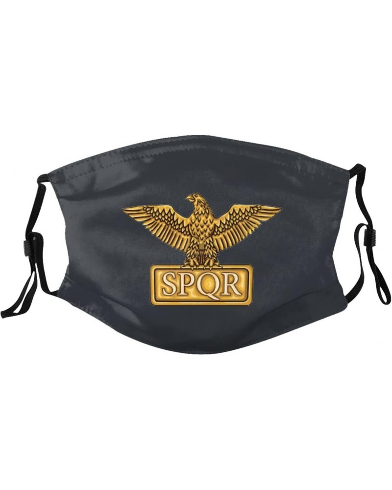 Gold Roman Imperial Eagle SPQR Mask Protect Respiratory System Breathe with Peace of Mind $12.99 Balaclavas