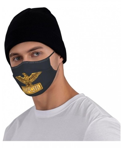 Gold Roman Imperial Eagle SPQR Mask Protect Respiratory System Breathe with Peace of Mind $12.99 Balaclavas