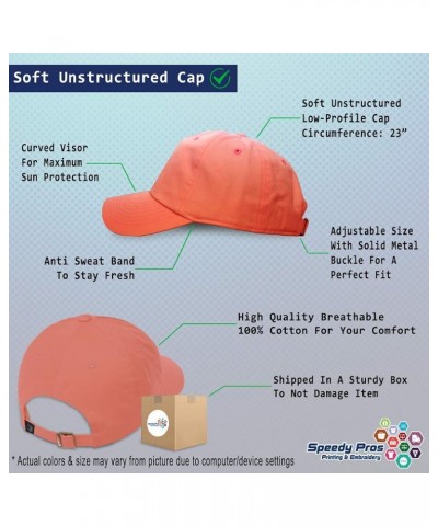 Soft Baseball Cap Hot Air Balloon Embroidery Cotton Dad Hats for Men & Women Coral Design Only $15.89 Baseball Caps