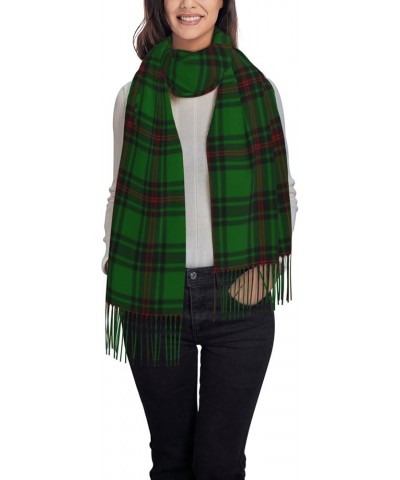 Large Scarf Plaid Cashmere Feel Shawl Wraps with Tassel Soft Fashion Warm Scarves for Women Scottish Clan Fife District Tarta...