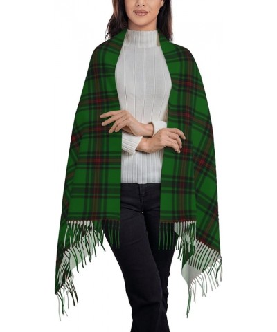 Large Scarf Plaid Cashmere Feel Shawl Wraps with Tassel Soft Fashion Warm Scarves for Women Scottish Clan Fife District Tarta...