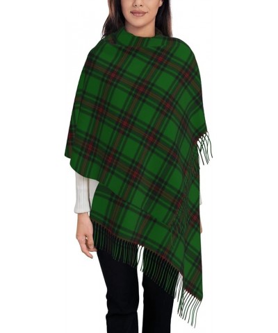 Large Scarf Plaid Cashmere Feel Shawl Wraps with Tassel Soft Fashion Warm Scarves for Women Scottish Clan Fife District Tarta...