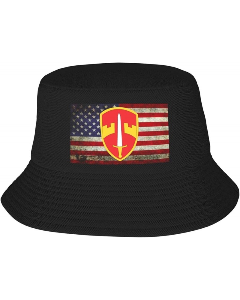 Military Assistance Command Vietnam Bucket Hat Women Men Summer Sun Beach Fishing Cap Black $16.96 Bucket Hats