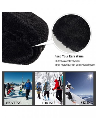 Men Winter Beanie with Brim Outdoor Fleece Visor Beanie Hats 323-claret $10.82 Rain Hats