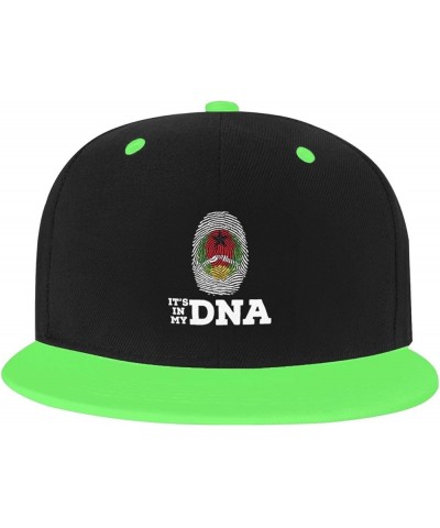 Emblem of Guineabissau It's in My DNA Baseball Cap for Men Women Snapback Hat Adjustable Flat Bill Hats Green $13.35 Baseball...