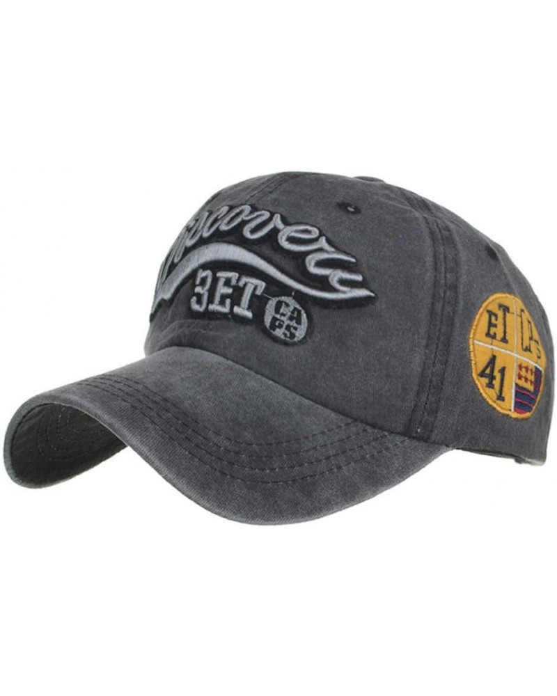 Personalized Trucker Hats Street Baseball Cap for Men Outdoor Wide Brim Hat Outdoor Sports Caps Gifts for Black $7.44 Basebal...